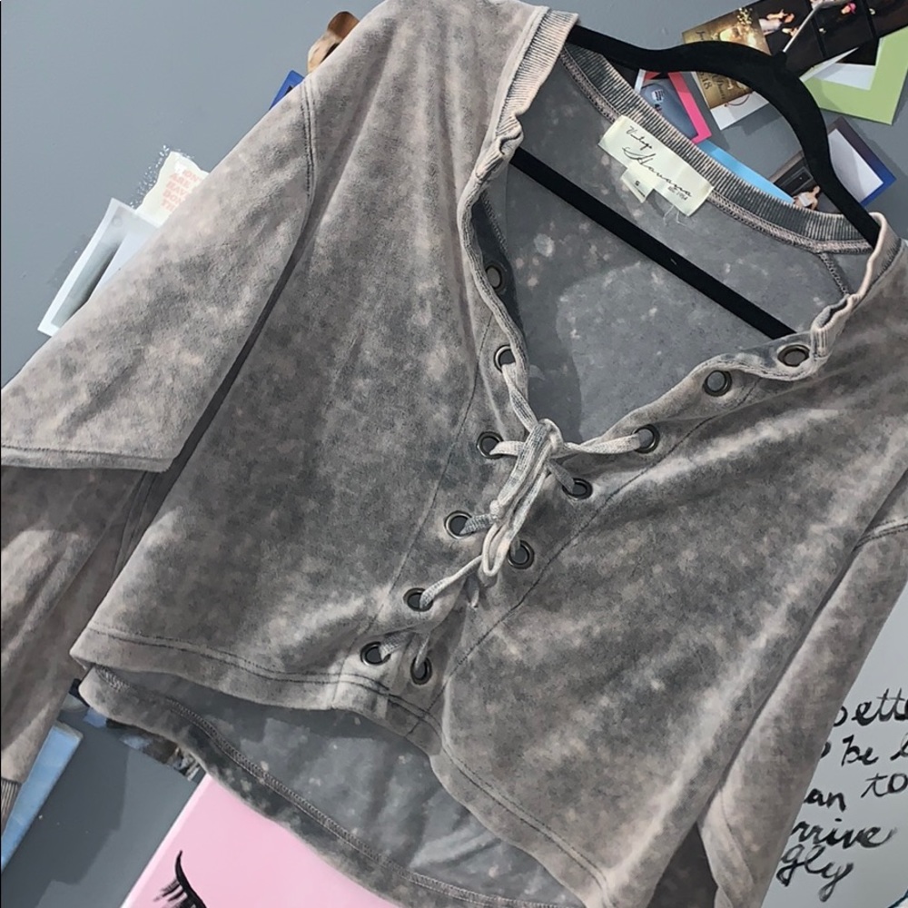 medium cropped velar sweater